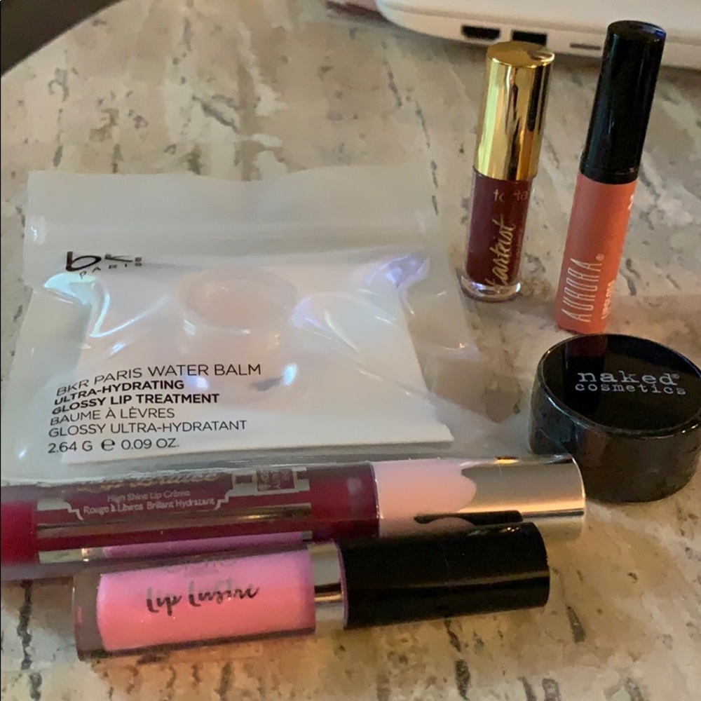 NEW lip gloss, scrub and balm